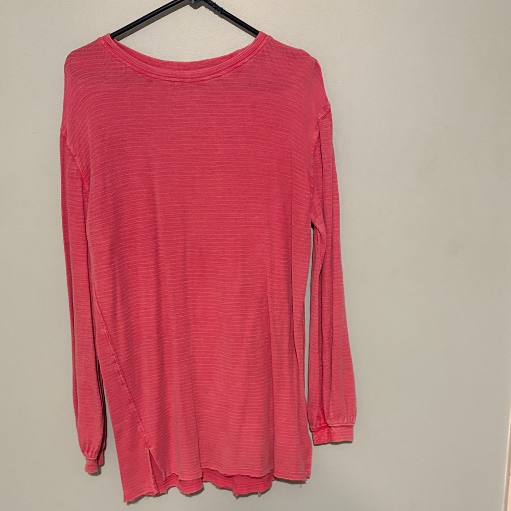 We The Free Coral Long Sleeve Tunic